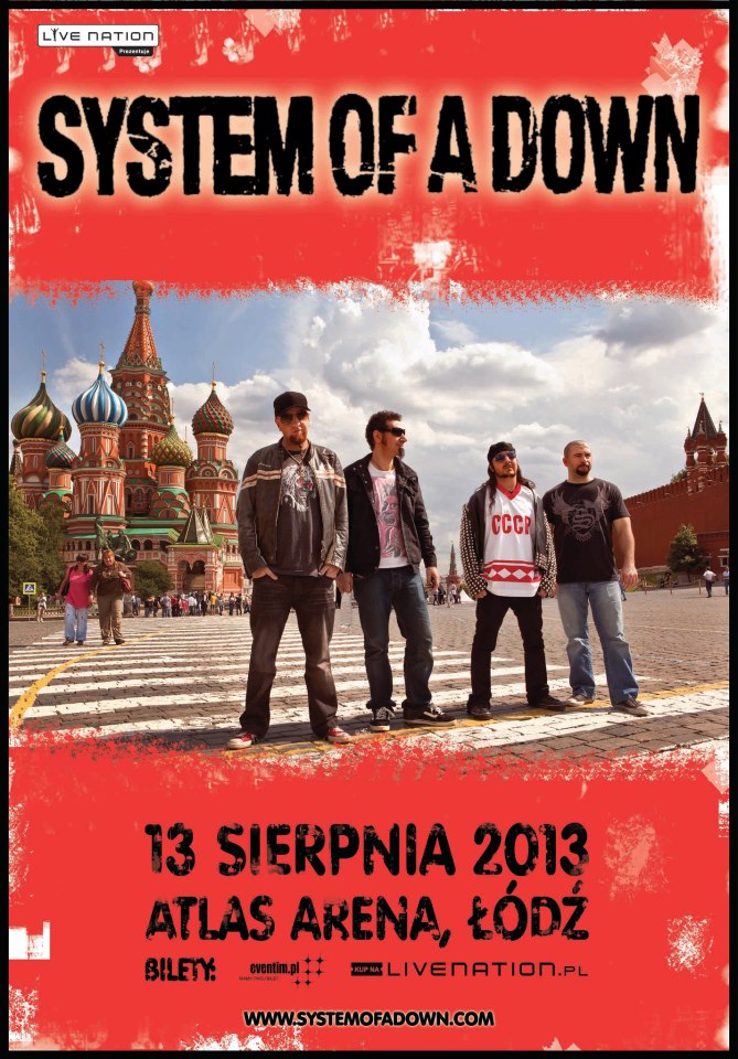 System Of A Down wystąpi w Polsce!